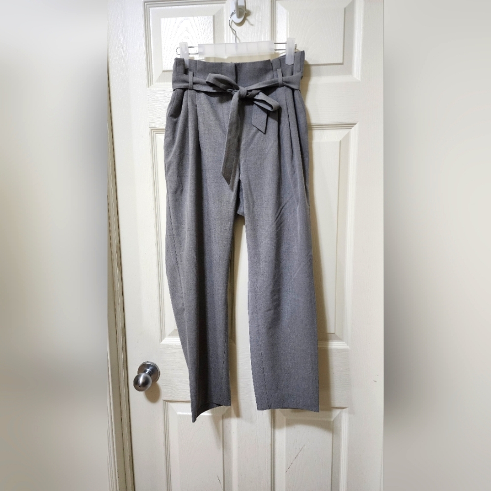 Loft Gray Women's Tie-Waist Pants